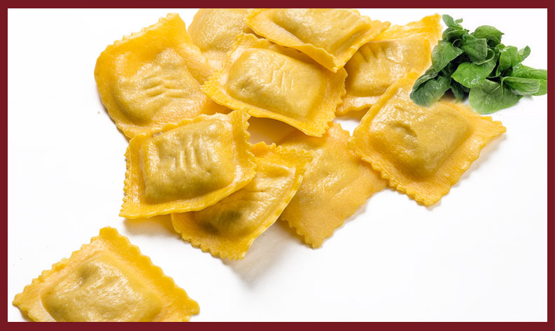 Ravioli agli spinaci